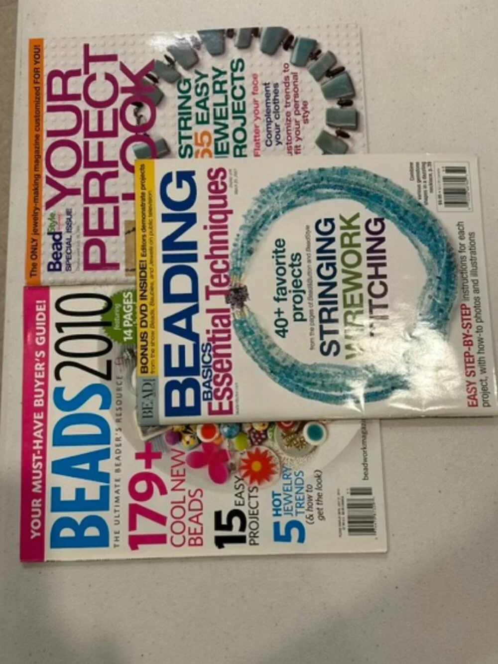 Lot of THREE (3) Beading Magazines: 2006-2010